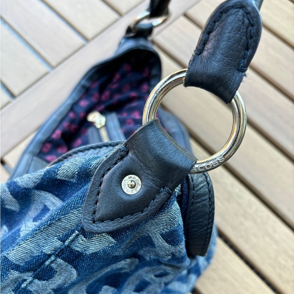 Marc Jacobs Denim Logo Hobo Shoulder Bag - Picture 12 of 12